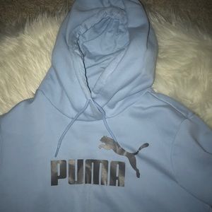 Light blue PUMA hoodie